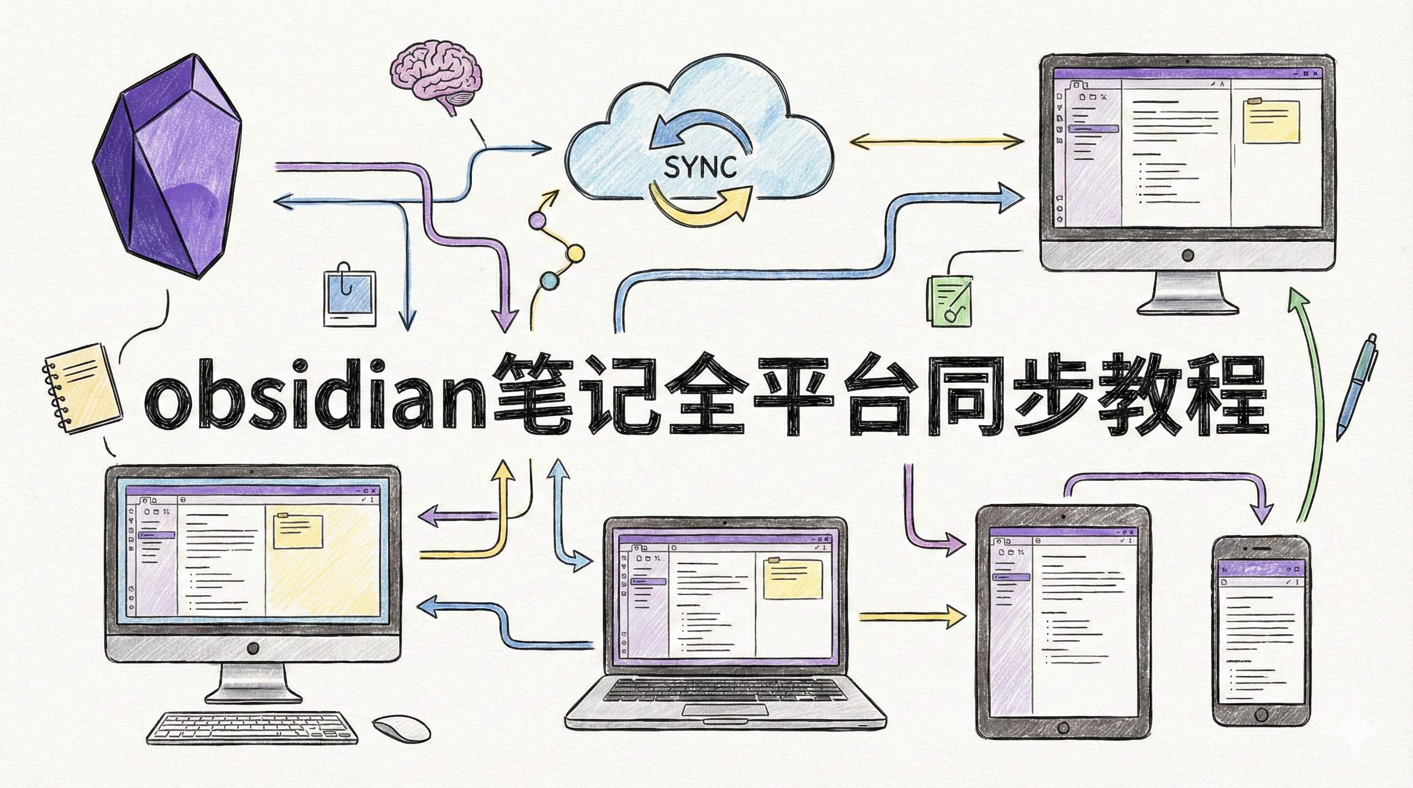 obsidian笔记全平台同步教程